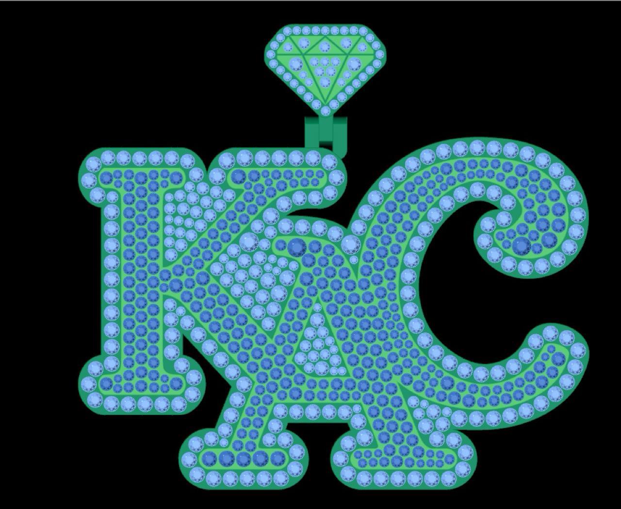 KAC diamond monogram pendant technical CAD from 2024